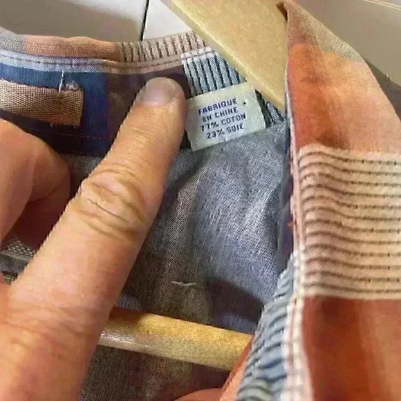 Tommy Bahama Multicolor Plaid Casual Shirt - Picture 7 of 10